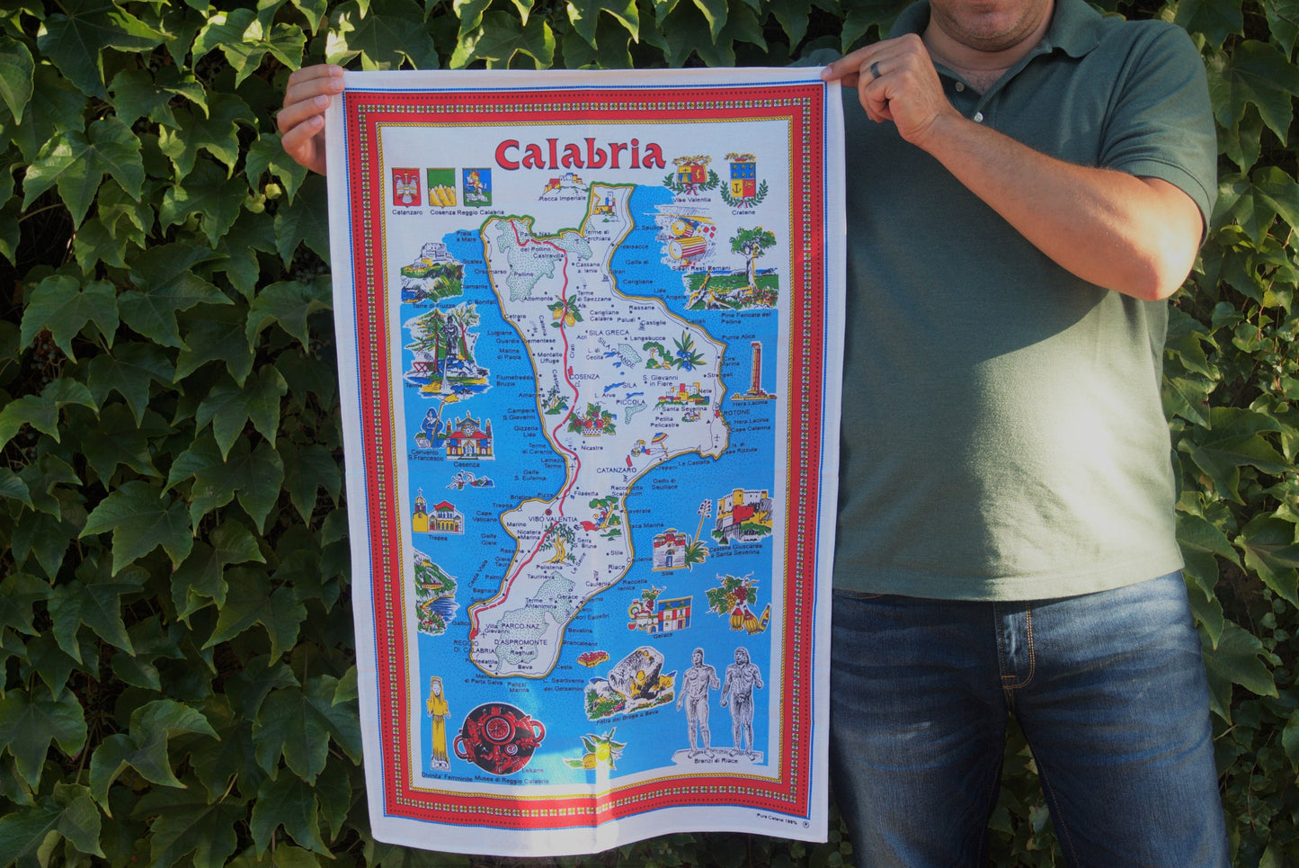 Calabria – Italian Cotton Tea Towel – Made in Italy