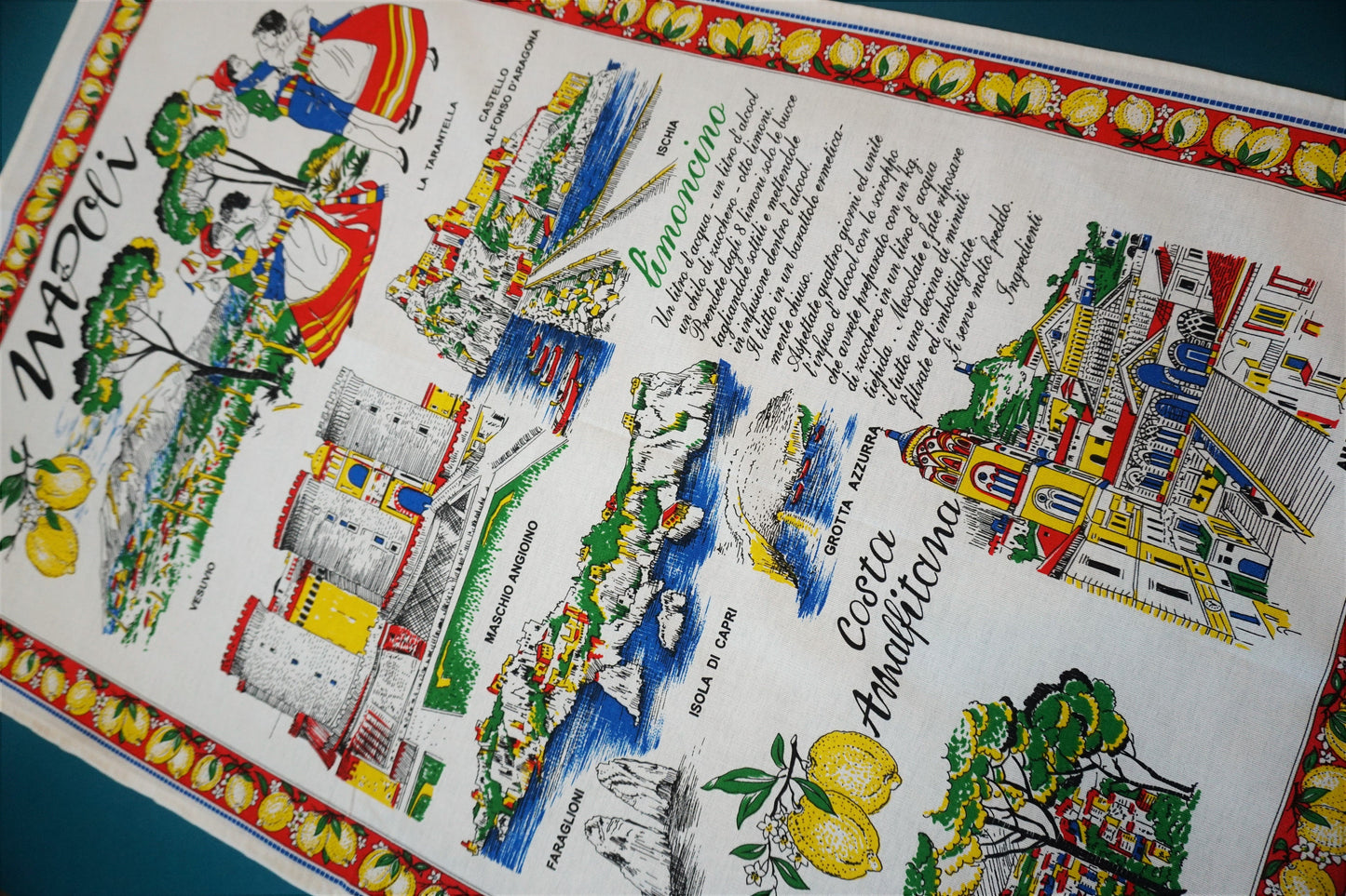 Napoli – Naples – Italian Cotton Tea Towel – Made in Italy