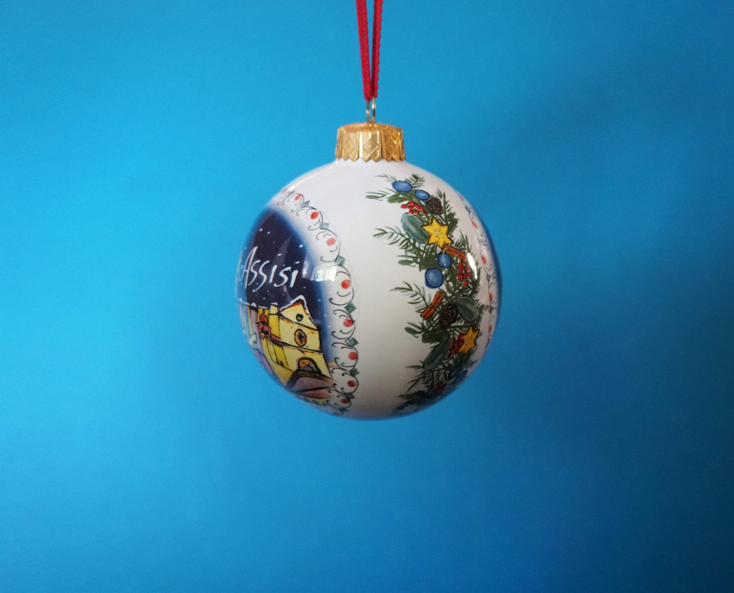 Assisi Citta (City of Assisi) Italian Christmas Ornament Made in Italy