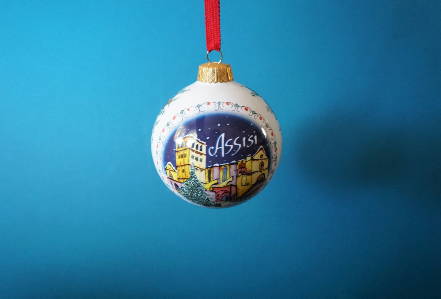 Assisi Citta (City of Assisi) Italian Christmas Ornament Made in Italy