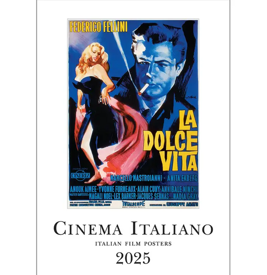 Large Cinema Italiano Vintage Art Calendars 2025