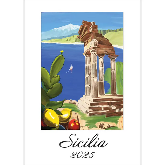 Sicilia 2025 Calendar - Made in Italy