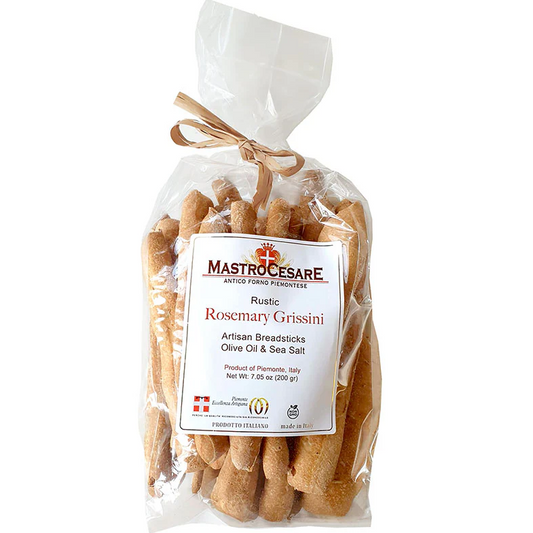 Grissini with Rosemary by MastroCesare - Rustic Italian Breadsticks Made in Italy