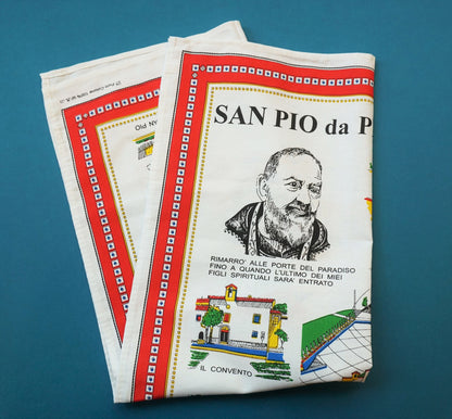 Padre Pio – Italian Cotton Tea Towel – Made in Italy