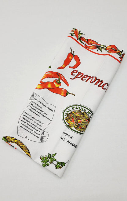 Peperoncini – Peppers – Italian Cotton Tea Towel – Made in Italy