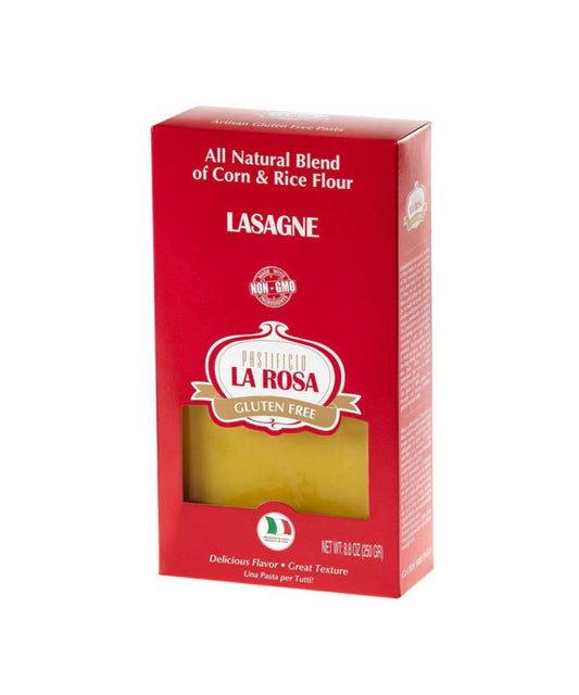 Gluten Free Lasagne Pasta Made in Italy by La Rosa