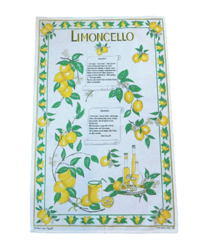 Limoncello – Italian Cotton Tea Towel – Made in Italy