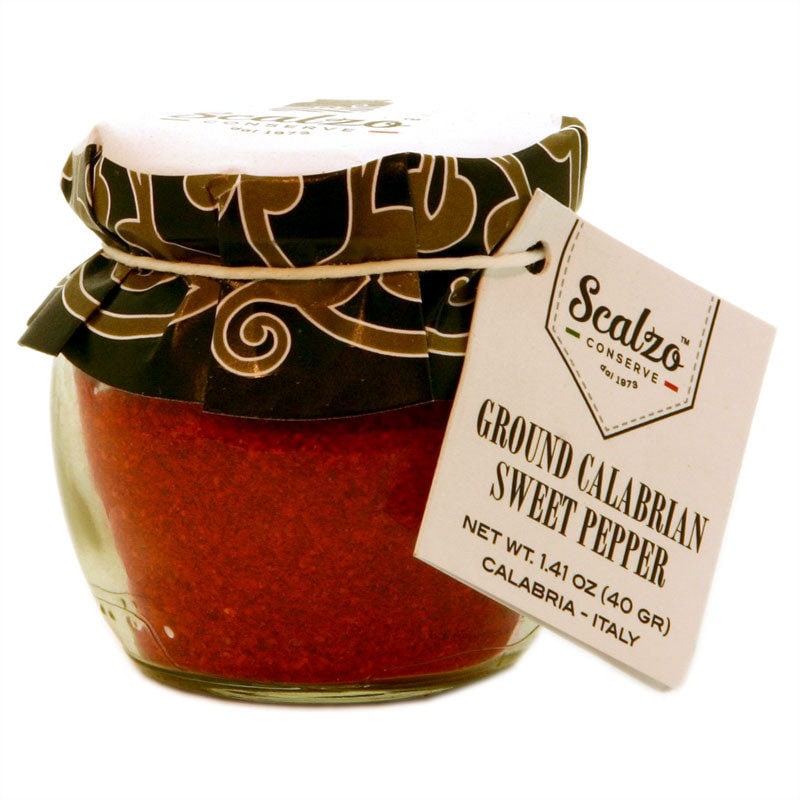 Calabrian Ground Sweet Pepper in Jar by Azienda Agricola Scalzo - Italian Gourmet Herbs and Spices