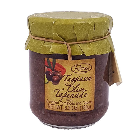 Gourmet Italian Olive Tapenade - Taggiasca Olive Tapenade by Ranise Made in Italy