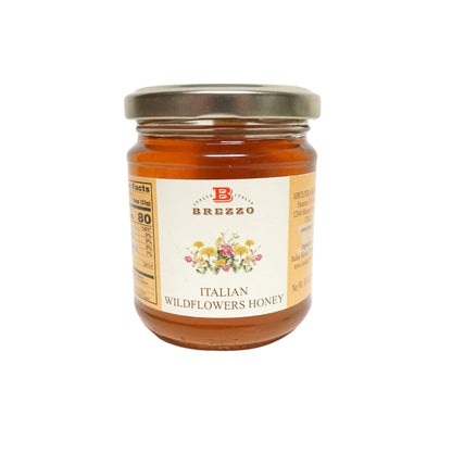 Italian Wildflower Honey - Raw Wildflower Honey by Brezzo - Miele Italiano di Millefiori